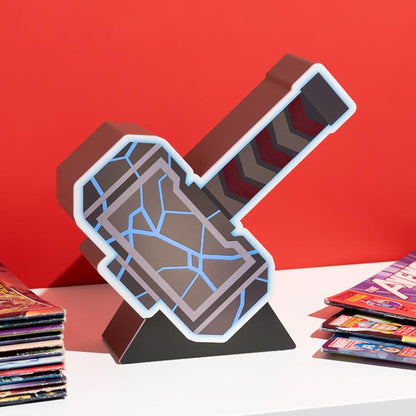 Paladone Box Light Marvel Thors Hammer 2D Martello Di Thor Lampada Led 16Cm