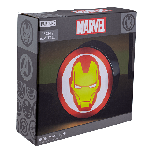 Paladone Box Light Marvel Iron Man Lampada Led Avengers Tony Stark 16Cm Nuova