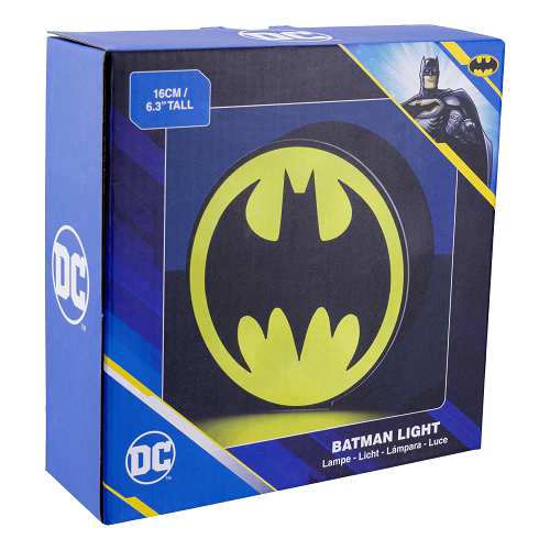 Paladone Box Light Dc Comics Batman Lampada Led Logo Bat Signal 16Cm Gotham City