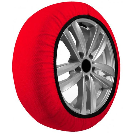 Calze Da Neve Per Auto Omologate En 16662-1 Con Guanti Catene Gomme Taglia (XXL)