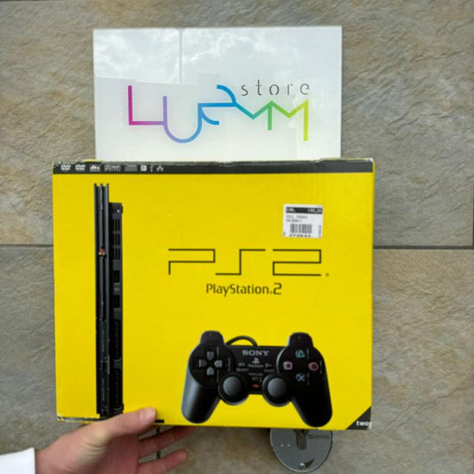 Sony Ps2 Slimline Console Playstation 2 Black Scph-70004 (Collezione) Come Nuova