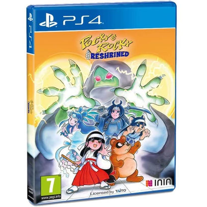 Pocky & Rocky Reshrined Ps4 Videogioco Playstation 4 Eu Italiano Nuovo Sigillato