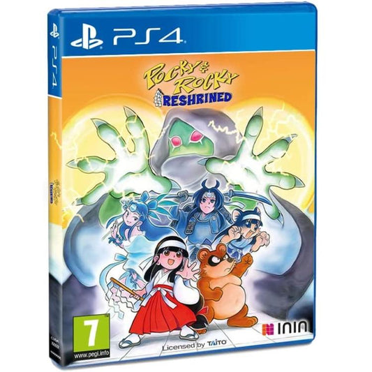 Pocky & Rocky Reshrined Ps4 Videogioco Playstation 4 Eu Italiano Nuovo Sigillato