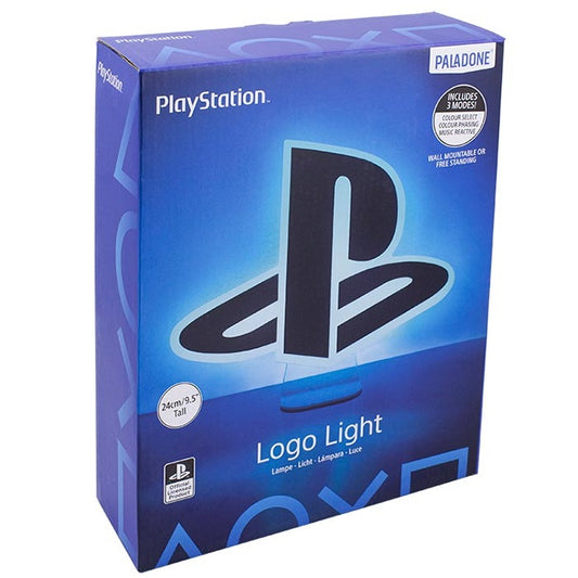 Paladone Lampada Ufficiale Sony Playstation Logo Light Led Gaming Office Ps5 Ps4