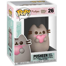 Funko Pop ! Pusheen The Cat - Pusheen With Heart (26) Gatto Con Il Cuore Vinyl