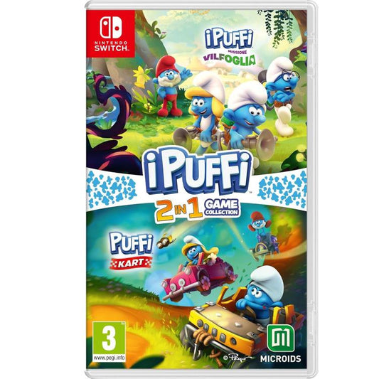 I Puffi 2 In 1 Game Collaction Missione Vilfoglia + Kart Nintendo Switch Pal Ita