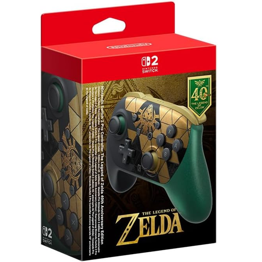 Nintendo Switch 2 Pro Controller (The Legend Of Zelda) Edizione Speciale 40° Anniversario Joystick NSW2