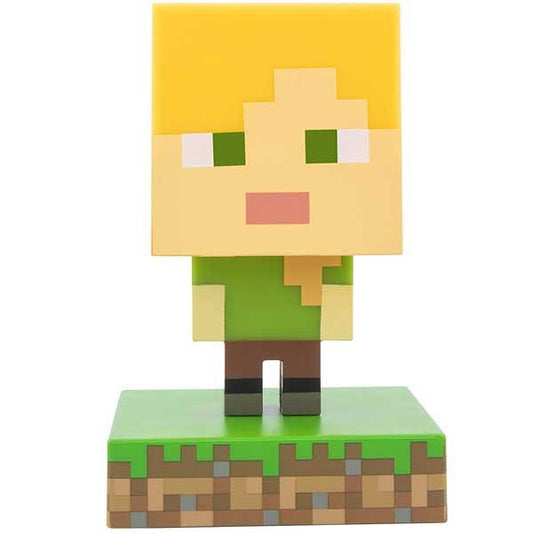 Paladone Minecraft Alex Light Icons Bdp Lampada Da Notte 3D Gioco Led Pp6591Mcf