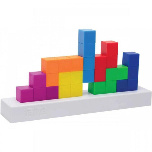 Paladone Lampada Tetris Icons Multicolore Plastica 3D Gaming Moderno Led Rgb