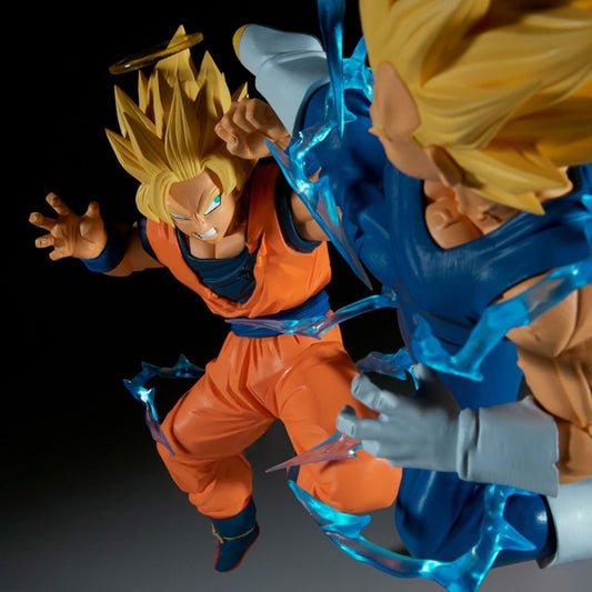 Bandai Banpresto Dragon Ball Z: Goku Super Saiyan 2 Statua Da Collezione - Match Makers Figure 15cm PVC