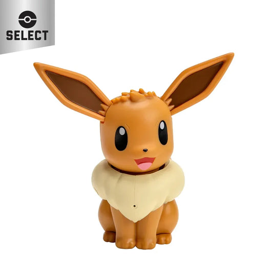 Jazwares - Pokemon Select (Eevee)  - Vinyl Action Figure Statuetta 12 Cm in Vinile da Collezione - Serie 5