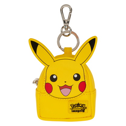 Funko - Loungefly - Bag Charm - Zaino Pokémon Mini Backpack Bag - Mini Borsa a Portachiavi (Box Intera)