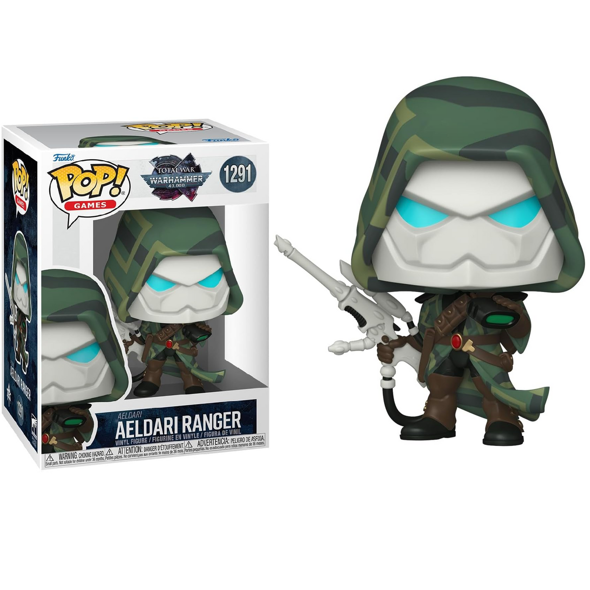 Funko Pop! Games: WarHammer 40.000 - (1291) Aeldari Ranger - Vinyl Figure 9cm