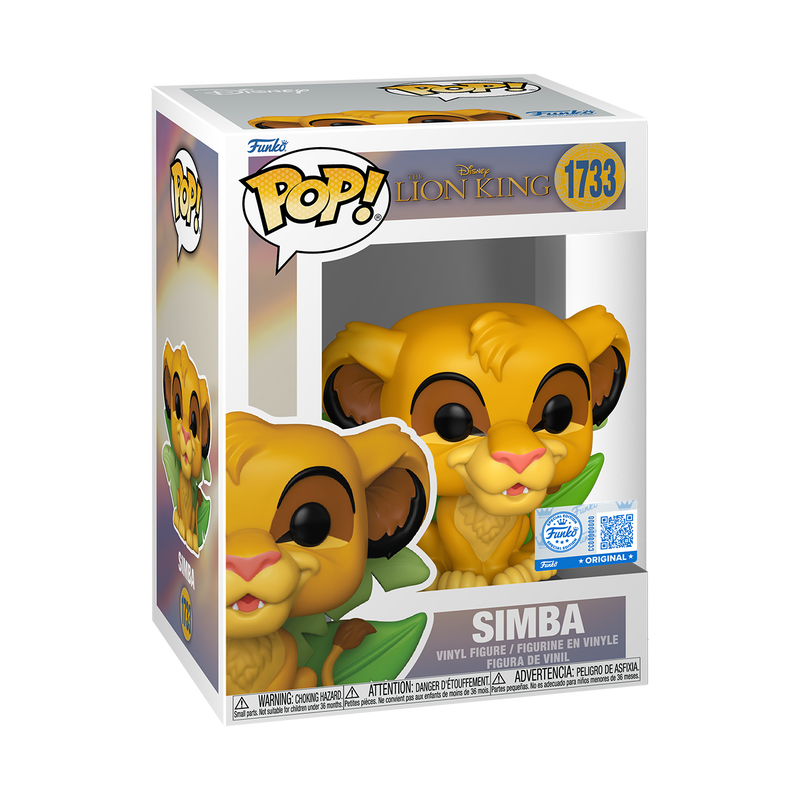 Funko Pop! Disney: The Lion King (1733) Simba Special Edition - Vinyl Figure 9cm