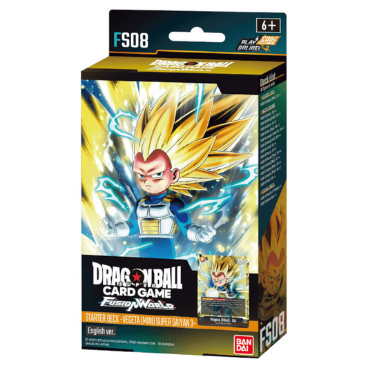 Dragon Ball Super Fusion World Starter Deck Fs08 Vegeta(MINI) ENG Card Games