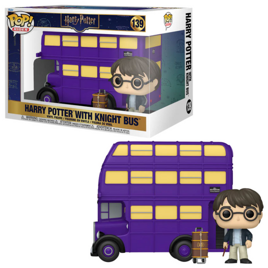 Funko Pop ! Movies - Harry Potter (139) Harry w/Knight Bus Vinyl Figure 25m (Preordine)