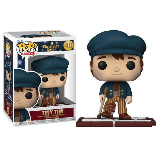 Funko Pop ! Books - A Christmas Carol (40) Tiny Tim Vinyl Figure 9Cm