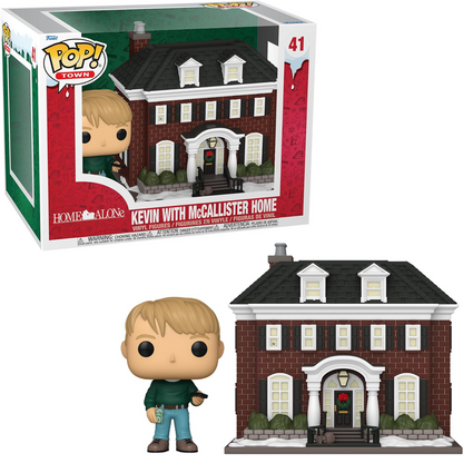 Funko Pop ! Town - Home Alone (41) Kevin With McCallister Home 12cm
