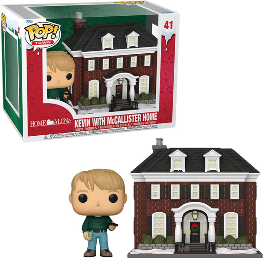 Funko Pop ! Town - Home Alone (41) Kevin With McCallister Home 12cm