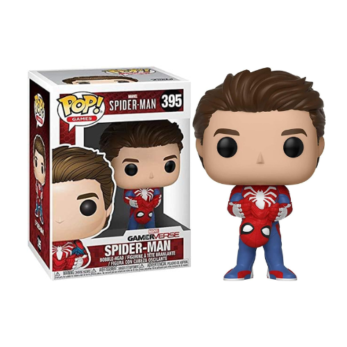 Funko Pop ! Games Marvel Gameverse - (395) Spiderman Unmasked Figure 9cm