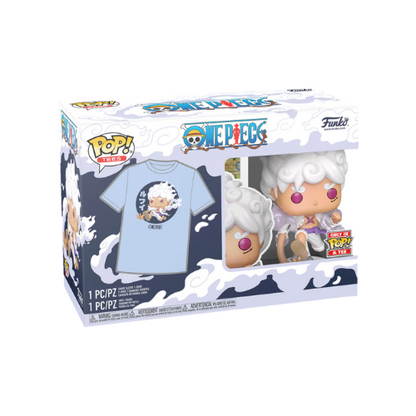 Funko Pop & Tee - One Piece Luffy Gear Five - Figure + T-Shirt Fifth Gear OP (S)