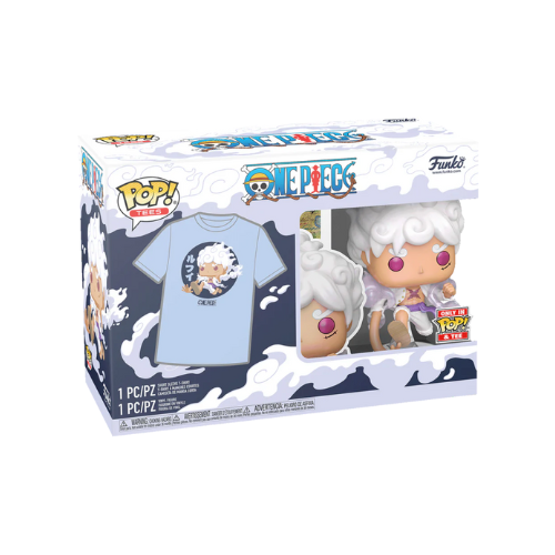 Funko Pop & Tee - One Piece Luffy Gear Five - Figure + T-Shirt Fifth Gear OP