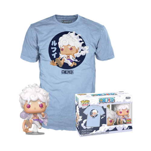 Funko Pop & Tee - One Piece Luffy Gear Five - Figure + T-Shirt Fifth Gear OP