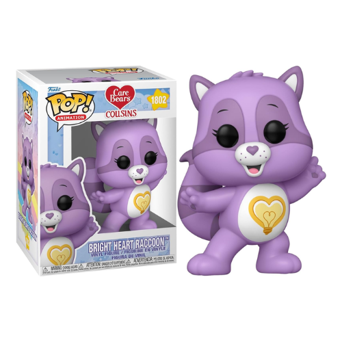 Funko Pop ! Animation - Care Bears (1802) Bright Heart Raccoon Vinyl Figure 9cm