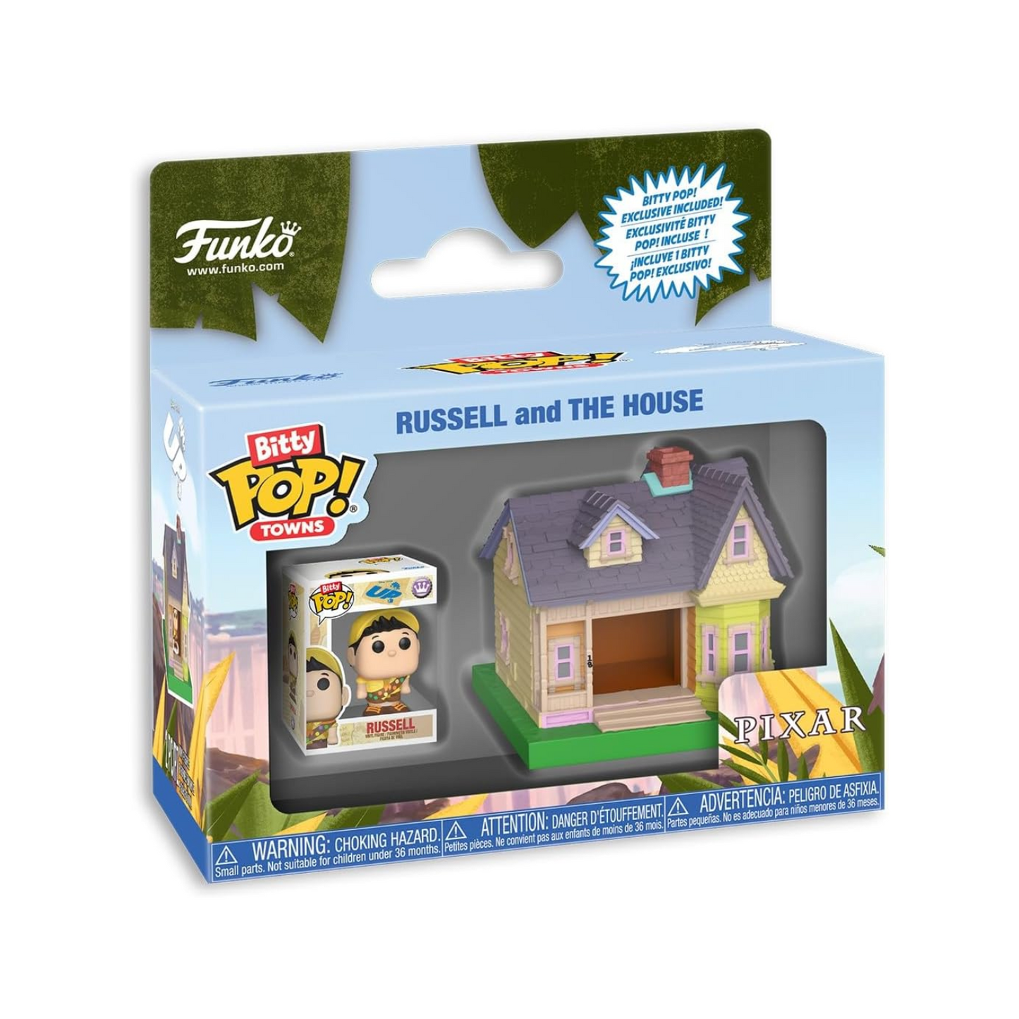 Funko Bitty Pop ! Towns Disney Pixar Up - Russell and the house (Casa)