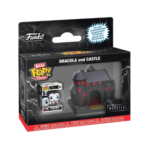 Funko Bitty Pop ! Town - Universal Monster Dracula And Castle