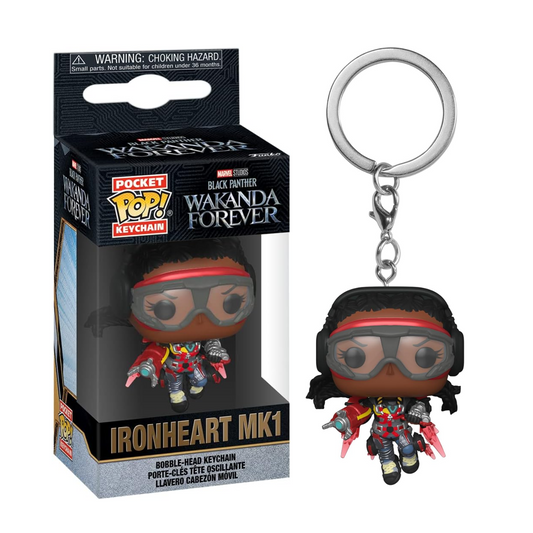 Funko Pop ! Pocket Keychain Wakada Forever (Ironheart MK1) Key Portachiavi