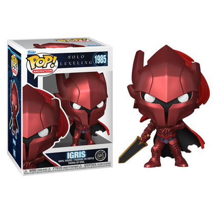 Funko Pop ! Animation - Solo Leveling (1985) Igris Chase Vinyl Figure 9cm