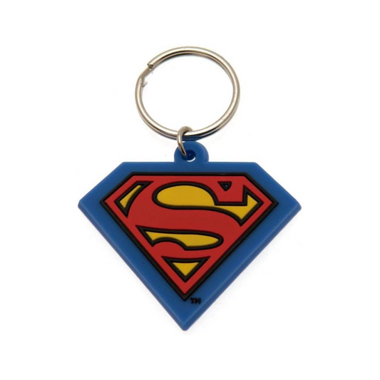 Pyramid Portachiavi Superman (Modello Rk38139C) Keychain In Gomma