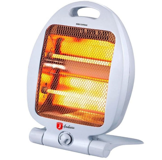 Stufa Elettrica Elementi Al Quarzo 800W Radiatore Stufetta Alogena Casa Ufficio