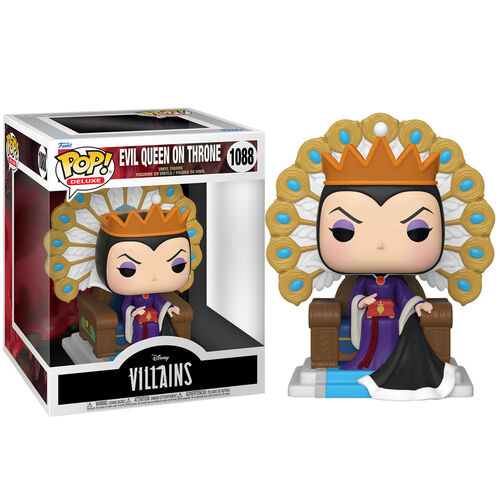 Funko Pop ! Disney Villains - Evil Queen On Throne (1088) Vinyl Figure Regina