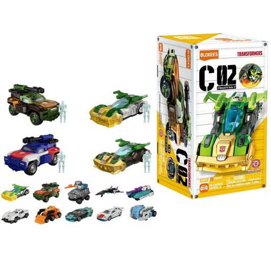 Blokees - Transformers - Model Kit- Wheels: C02 Wreck'N Rule Auto Prime - Action Figure 75679 - 1 Pz Random
