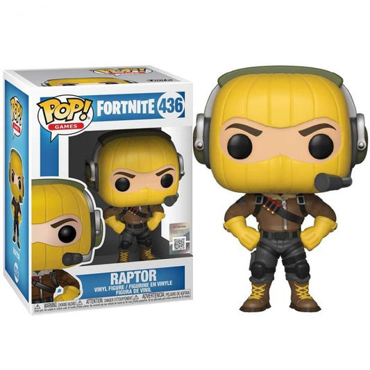 Funko Pop ! Games Fortnite Raptor (436) Vinyl Action Figure Statua Da Collezione