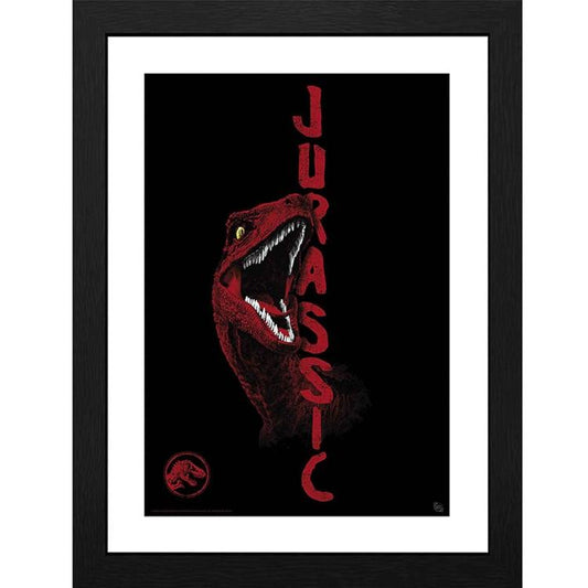 ABYSTYLE - JURASSIC WORLD (RAPTOR) POSTER INCORNICIATO STAMPA CON CORNICE GB Eye