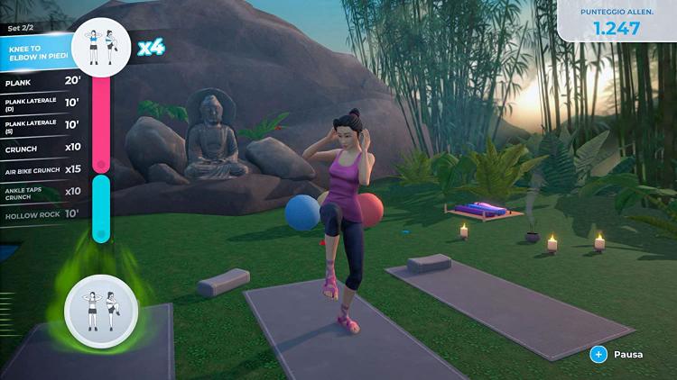 Let'S Get Fit Nintendo Switch Videogioco Bundle Per Sport E Fitness Italiano