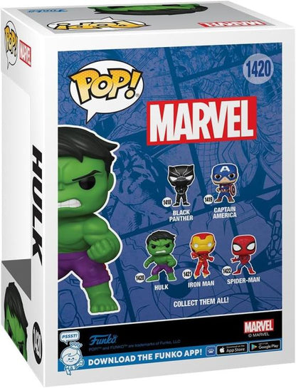 Funko Pop ! Marvel New Classic Hulk - (1420) - Hulk Vinyl Figure Statuetta 9Cm