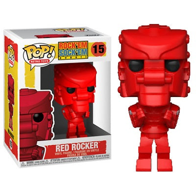Funko Pop ! Retro Toys Rockem Sockem Robot Red Rocker (15) Vinyl Figure Rosso