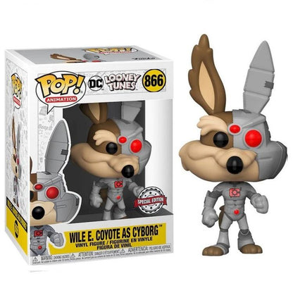 Funko Pop Animation Dc Looney Tunes Wile E. Coyote As Cyborg 866 Special Edition