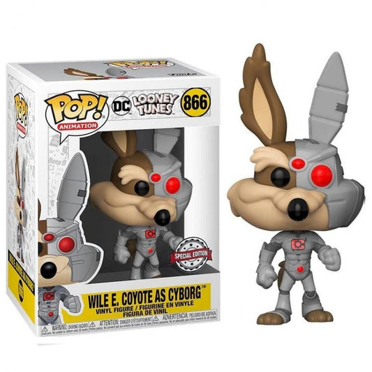 Funko Pop Animation Dc Looney Tunes Wile E. Coyote As Cyborg 866 Special Edition