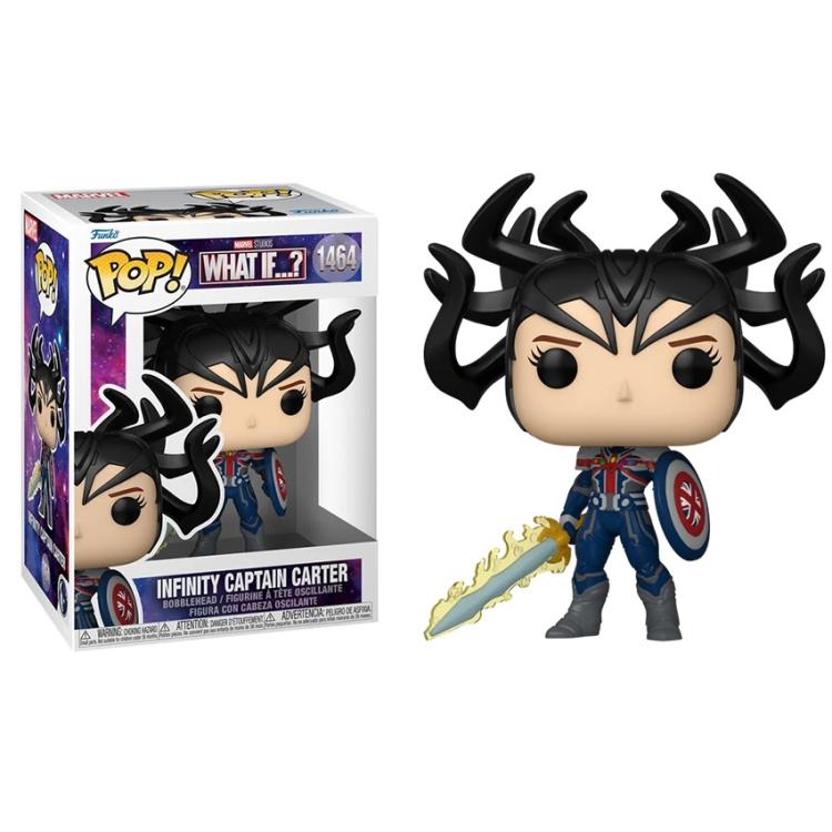 Funko Pop Marvel Studios What If...? (1464) Infinty Captain Carter Vinyl Figure