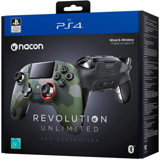 Nacon Revolution Unlimited Pro Wired Controller Wireless Black Joy Stick Ps4