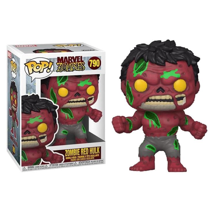 Funko Pop ! Marvel Zombies - Red Hulk - (790) Statuetta Pop Vinyl Figure  9Cm