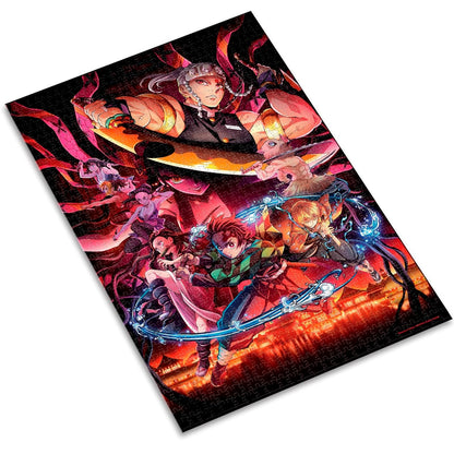 Abystyle Demon Slayer Puzzle Chiave Artistica Scena di Battaglia - Puzzle 1000 Pezzi