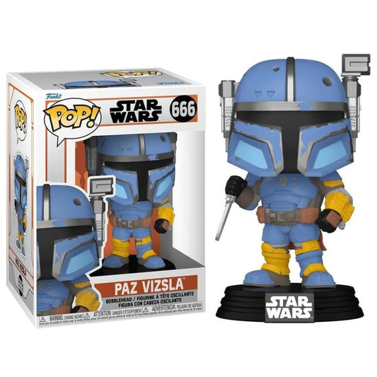 Funko Pop! Star Wars The Mandalorian S9 - (666) Paz Vizsla - Vinyl Figure 9Cm