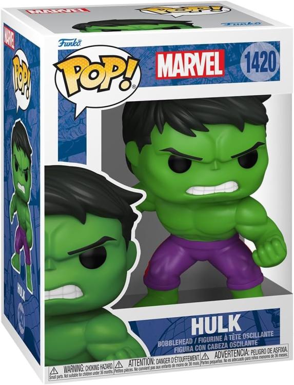 Funko Pop ! Marvel New Classic Hulk - (1420) - Hulk Vinyl Figure Statuetta 9Cm