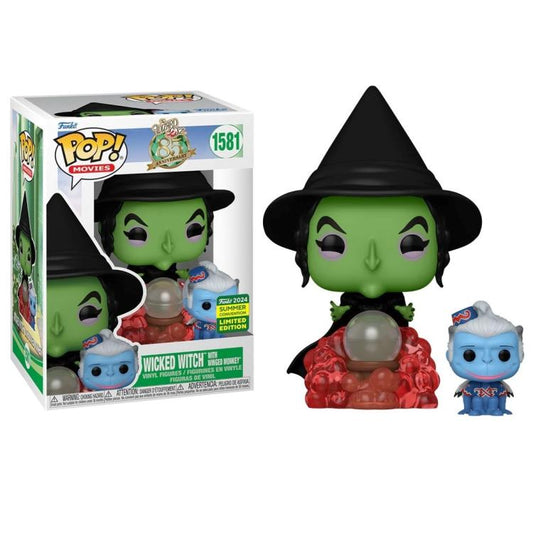 Funko Pop ! Movies The Wizard Of Oz - (1581) Wicked Witch W/ Monkey Limited Exm